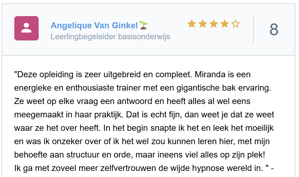 Review van Angelique van Ginkel