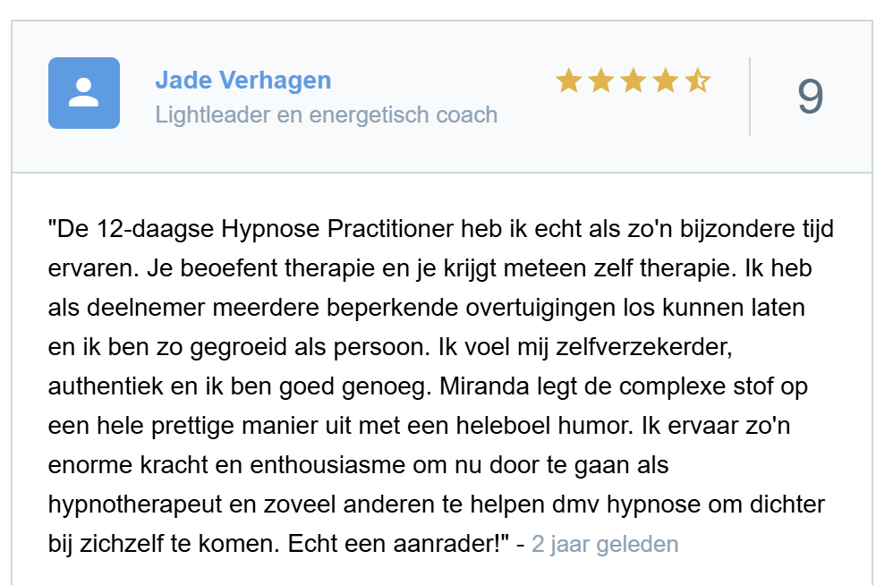 Review van Jade Verhagen