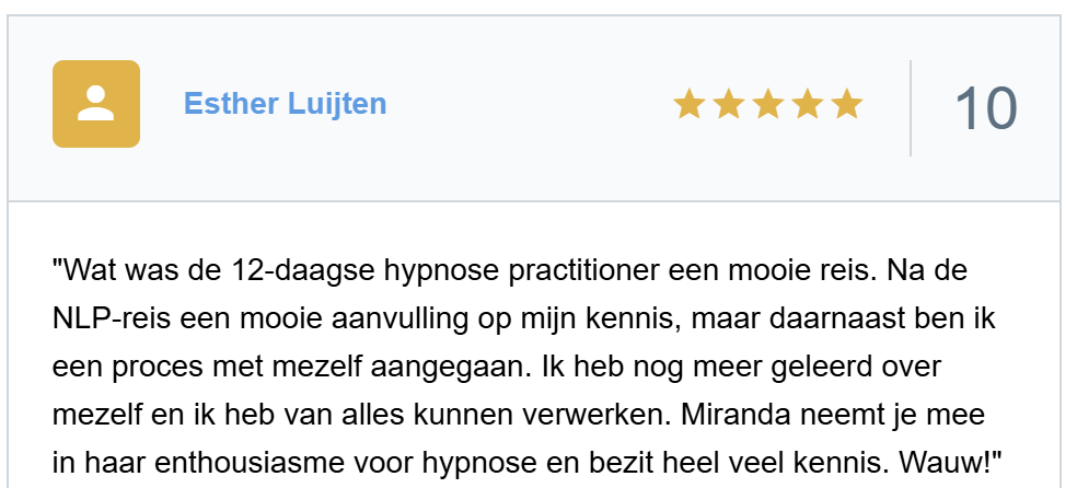 Review van Esther Luijten