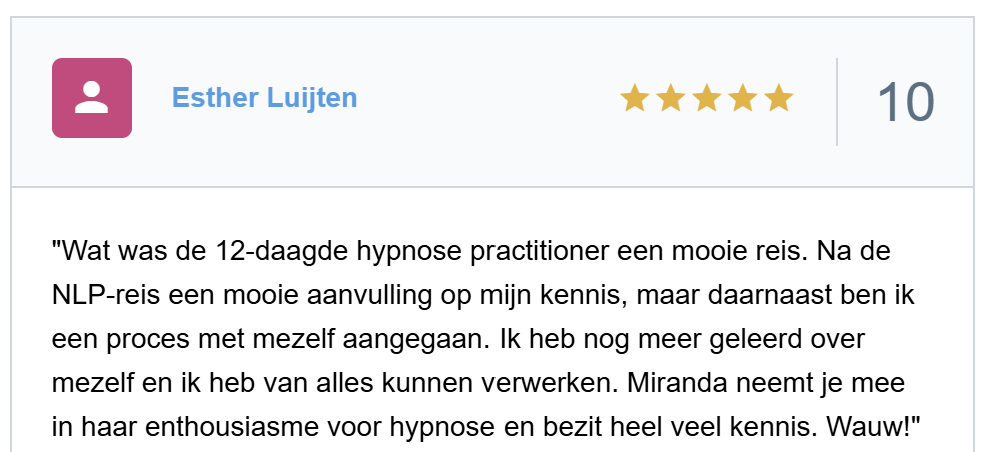 Review van Esther Luijten