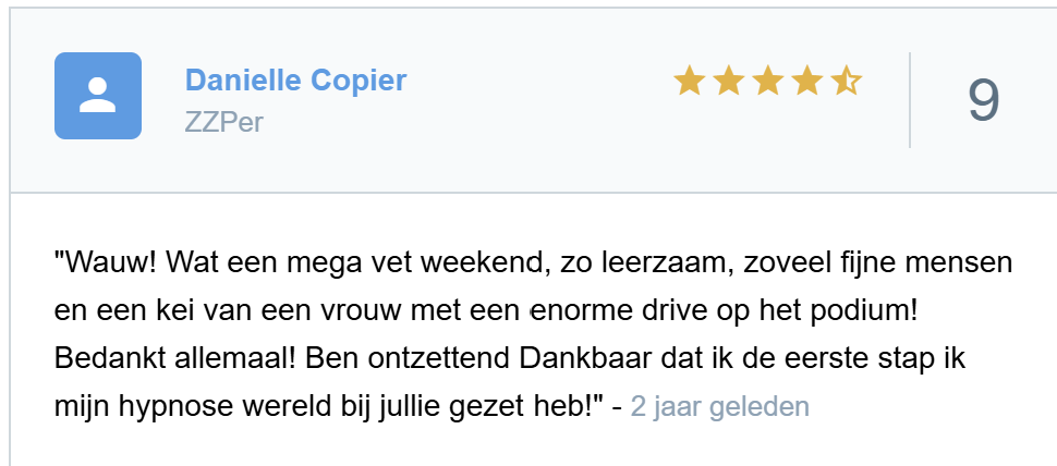 Review van Danielle Copier